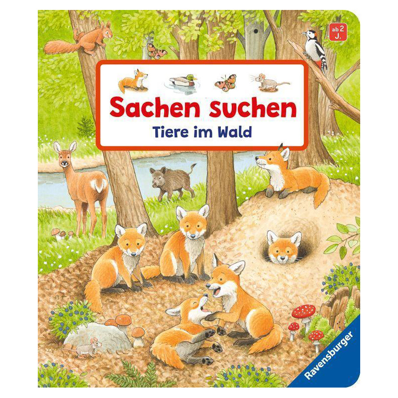 Sachen Suchen - Tiere im Wald