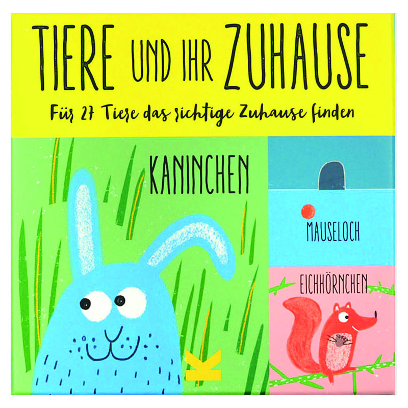 Tiere und ihr Zuhause Memospiel