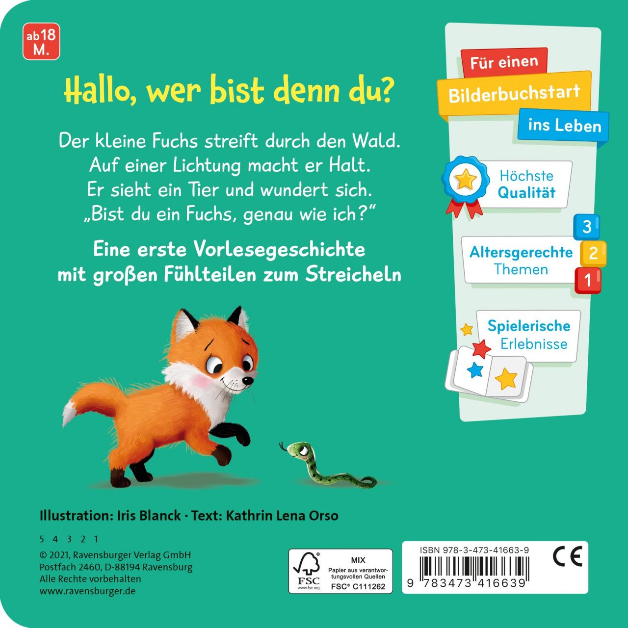 Mein erstes Vorlese-Fühlbuch: Bist du ein Fuchs? – Bild 5