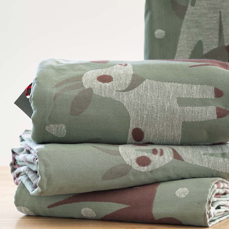 Bio-Kuscheldecke "Ziegen"
