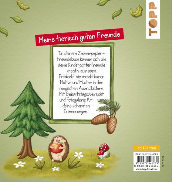 Kindergarten Freundebuch Zauberpapier1
