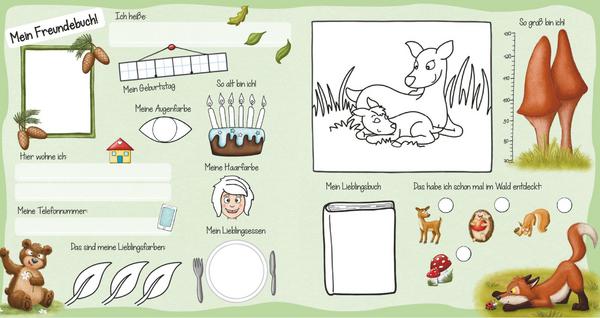 Kindergarten Freundebuch Zauberpapier2