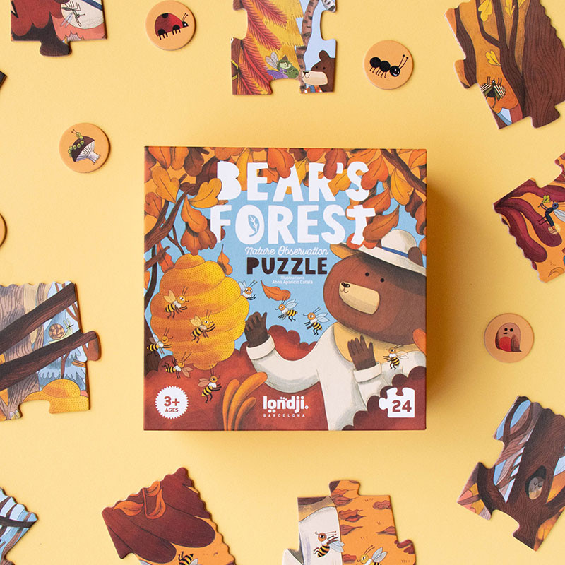 Londji Puzzles Bears forest18