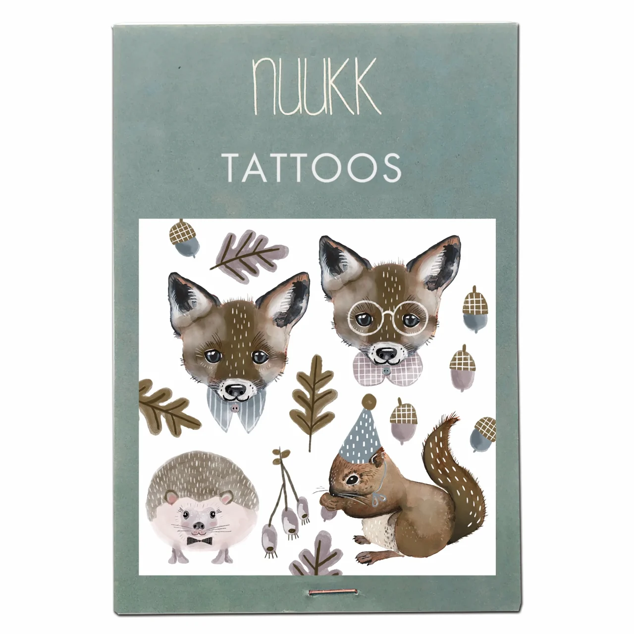 bio Tattoo Fuchs Eichhörnchen