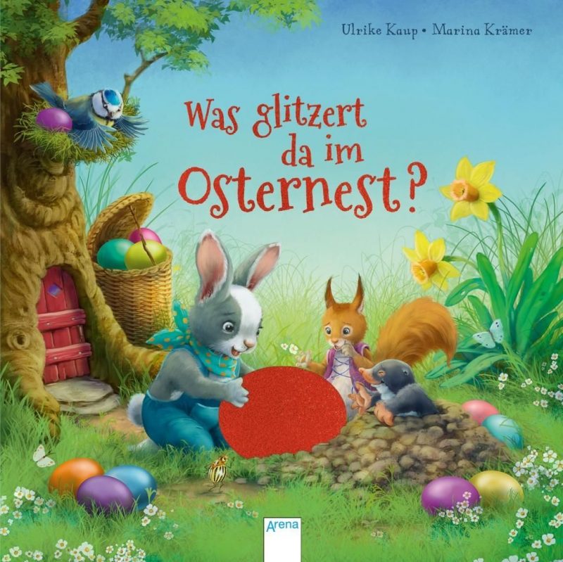 Was glitzert da im Osternest