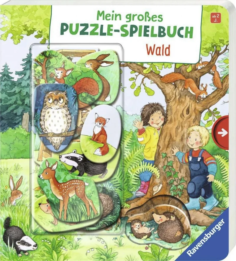 Puzzle Buch Wald