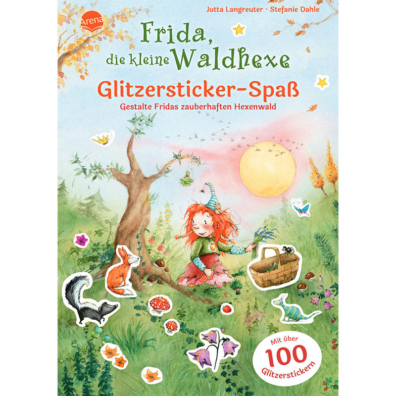 Frida, die kleine Waldhexe. Glitzersticker-Spaß