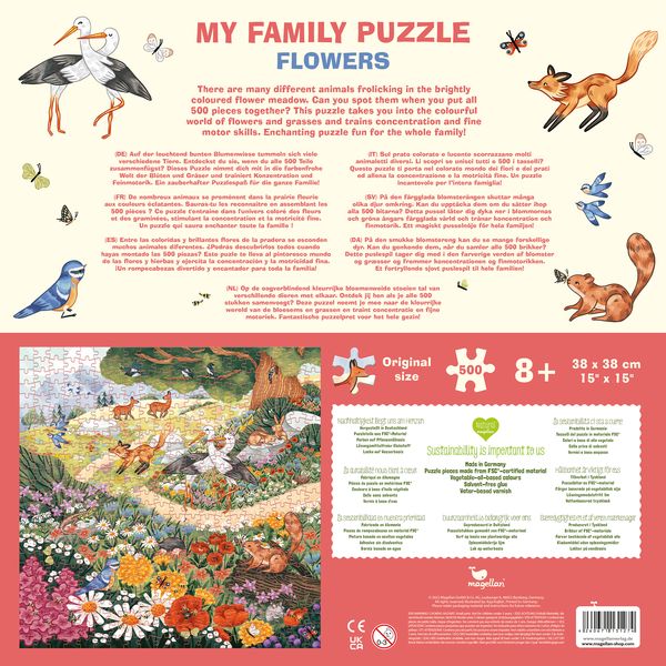 my family puzzle flowers1