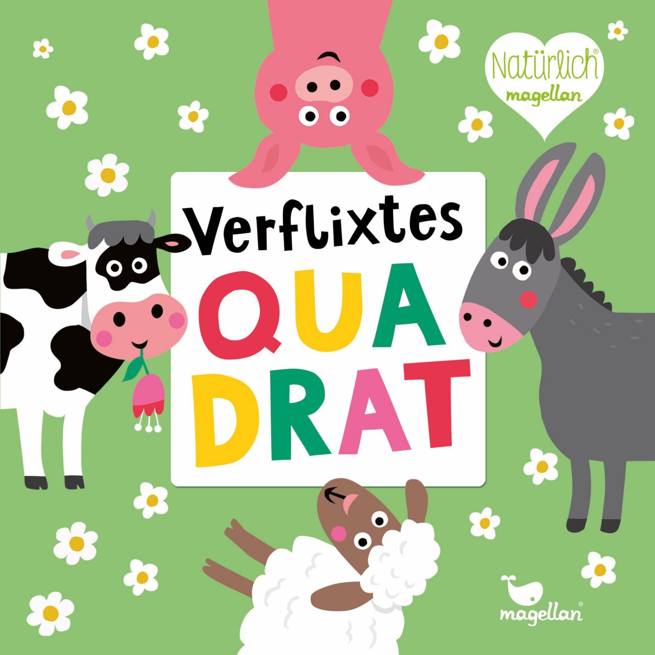 verflixtes quadrat bauernhoftiere