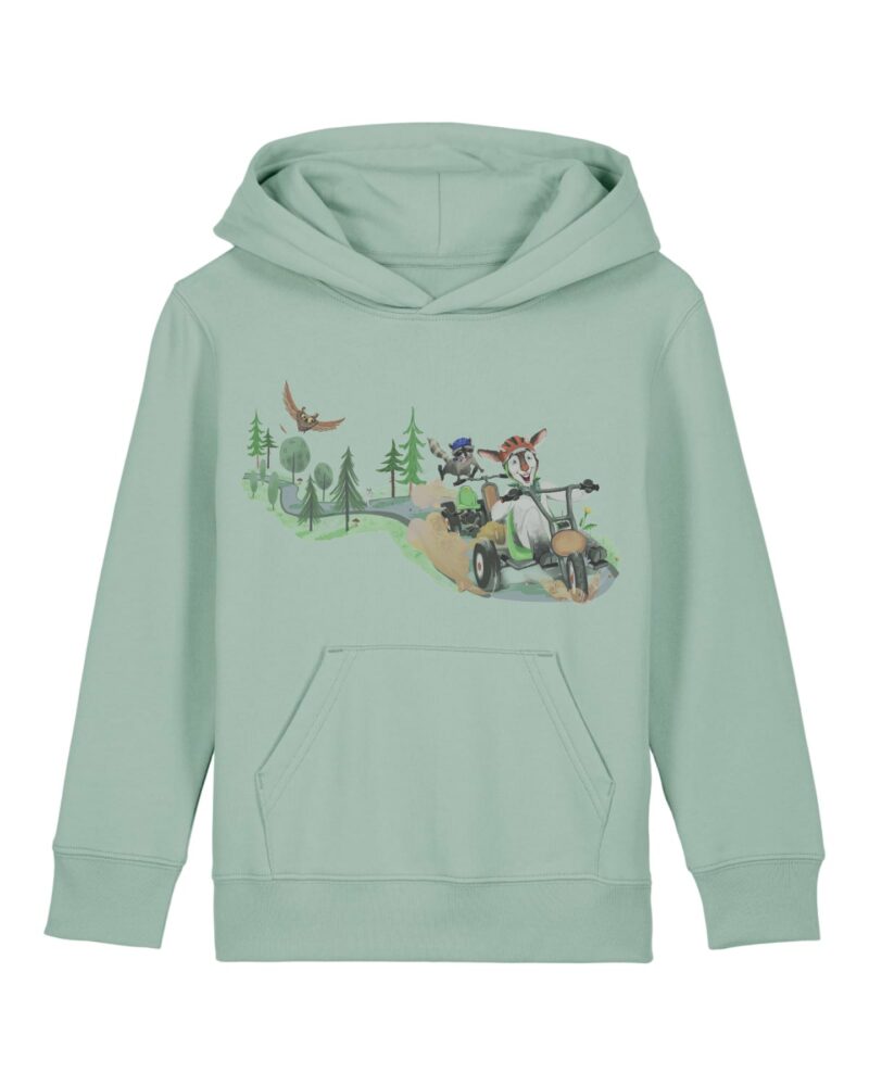 Bio-Baumwoll Hoodie "Go Wild"