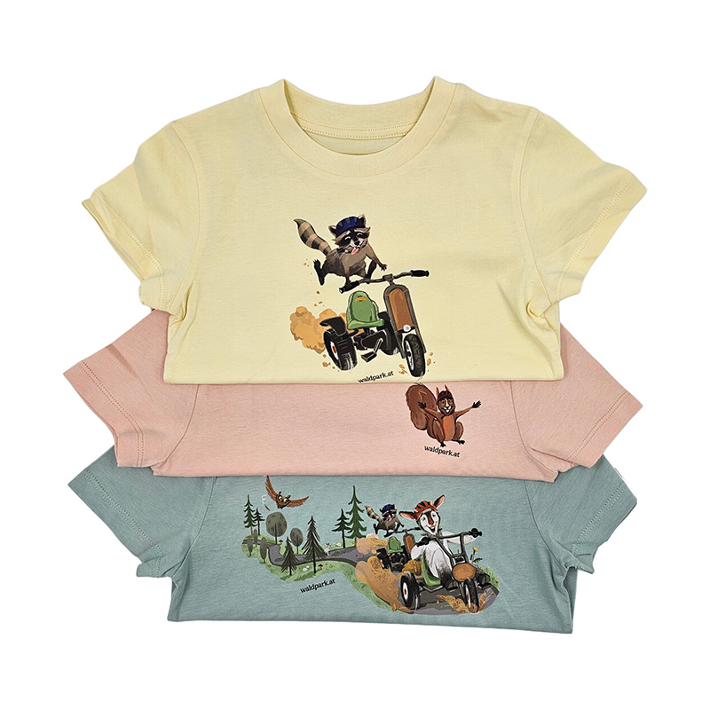 Bio-Baumwoll T-shirts "GO WILD"