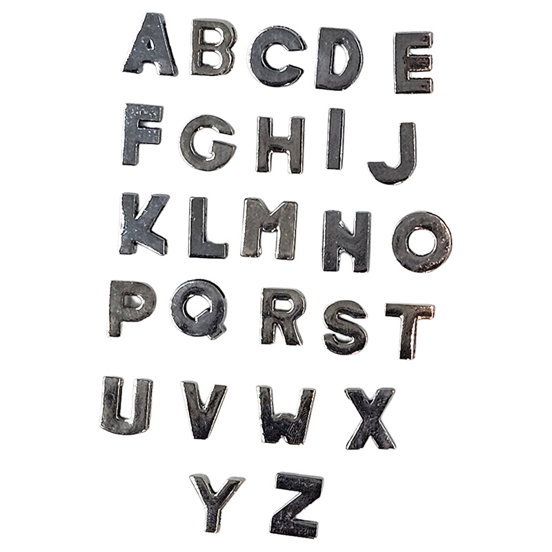 Nojo Mojo Charms Buchstaben Silber
