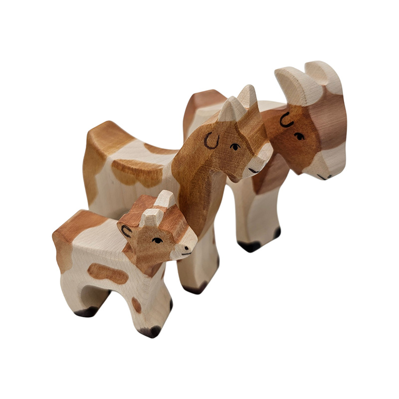 Ziegenfamilie Holztiger