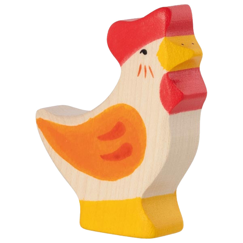 Holztiger Huhn